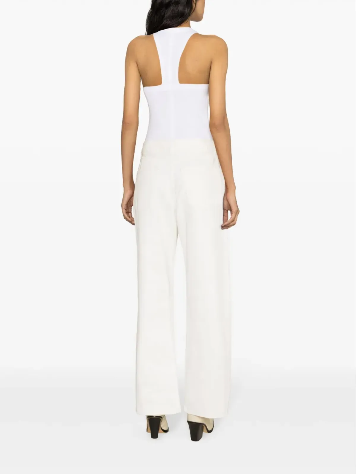 ISABEL MARANT ジネバ 結びタンクトップ - ホワイト - 画像3