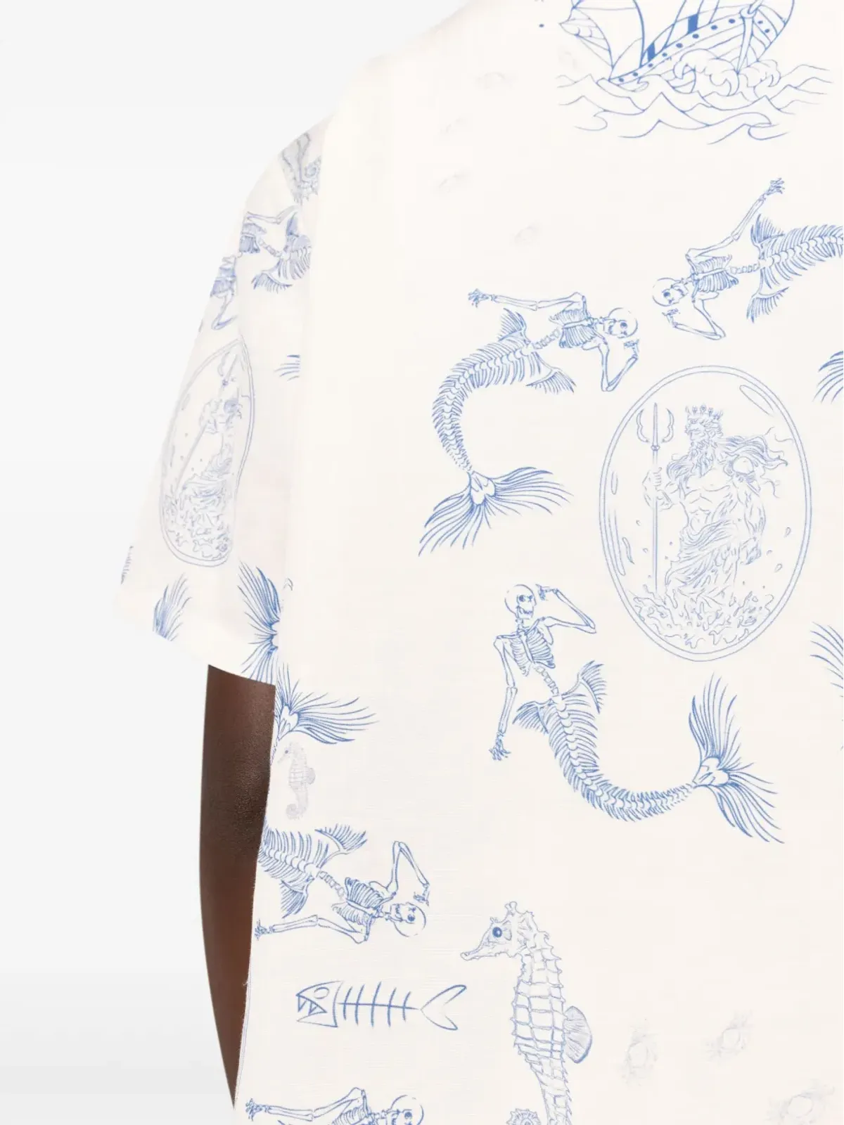 Amir Slama ロゴ刻印入り グラフィックプリント シャツ - ホワイト - 画像5