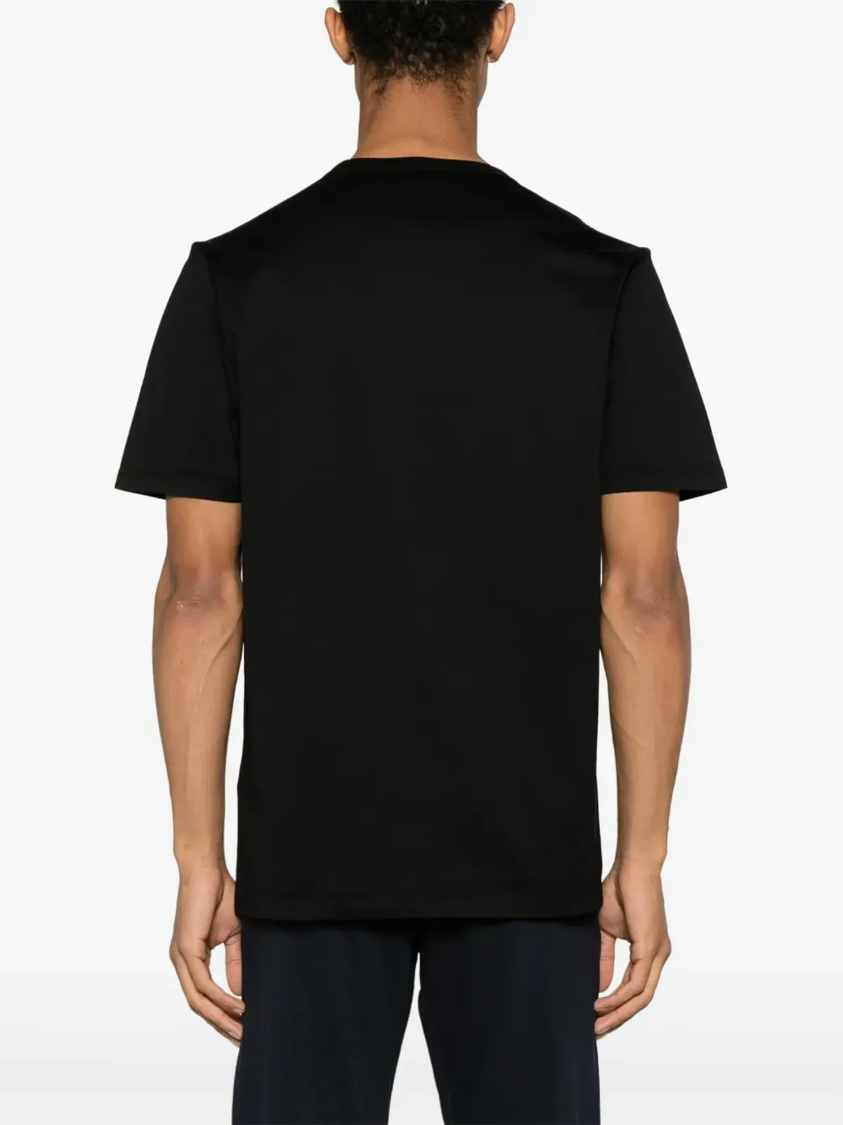 C.P. Company ロゴパッチ コットン Tシャツ - ブラック - 画像4