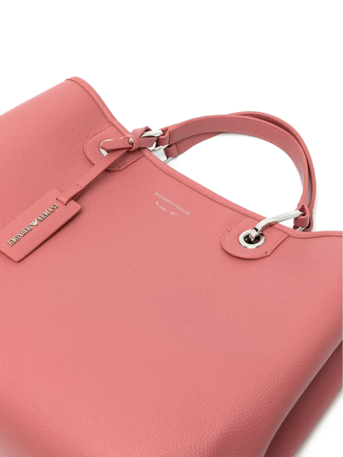 Emporio Armani マイEA トートバッグ ピンク - 画像4