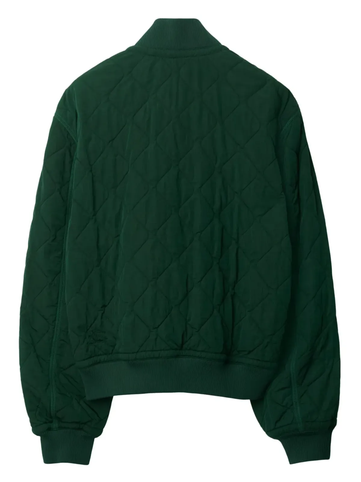 Burberry キルテッドジップアップボンバージャケット - グリーン - 画像5