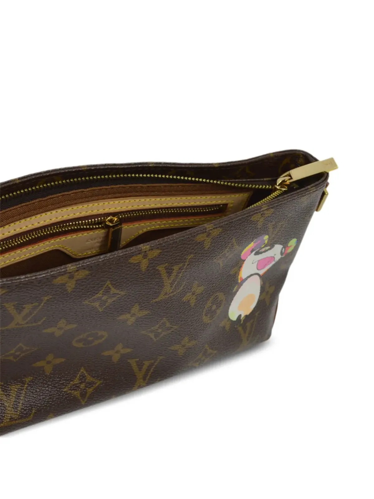 Louis Vuitton ビンテージ 2004 トロットゥール クロスボディバッグ ブラウン - 画像4