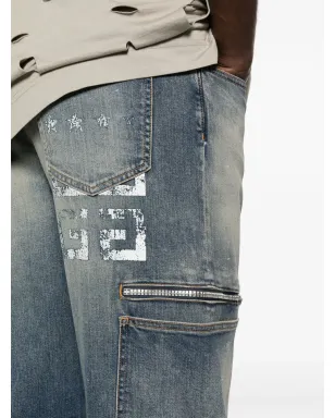 Givenchy ストレートレッグカーゴジーンズ ブルー - サムネイル5