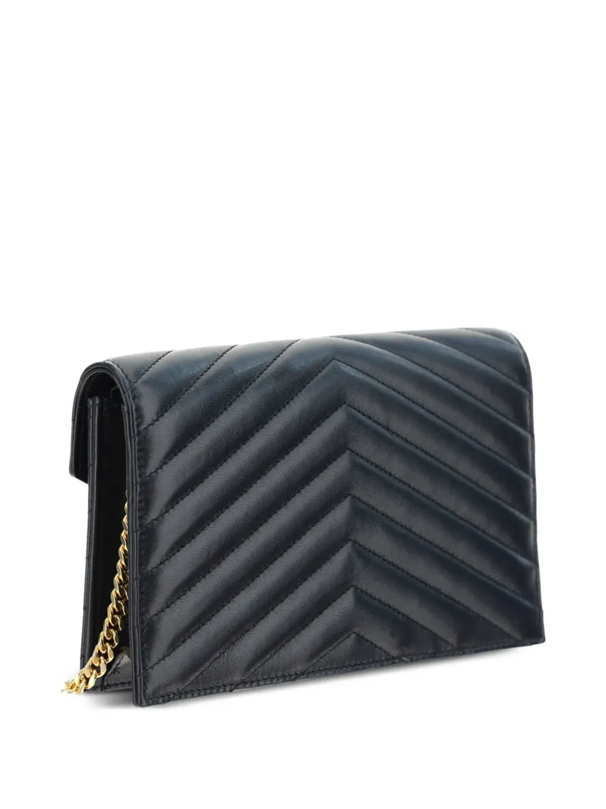 Saint Laurent エンベロープチェーンウォレット - ブラック - 画像2