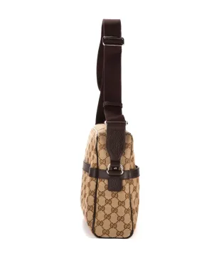 ビンテージ Gucci GGキャンバス メッセンジャーバッグ - ネュートラルカラー - サムネイル5