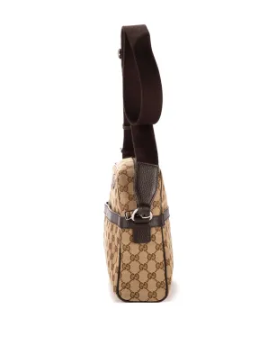 ビンテージ Gucci GGキャンバス メッセンジャーバッグ - ネュートラルカラー - サムネイル4