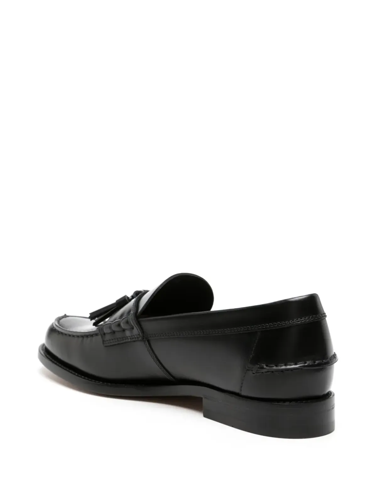 Tod's タッセル付きレザー ローファー - ブラック - 画像3