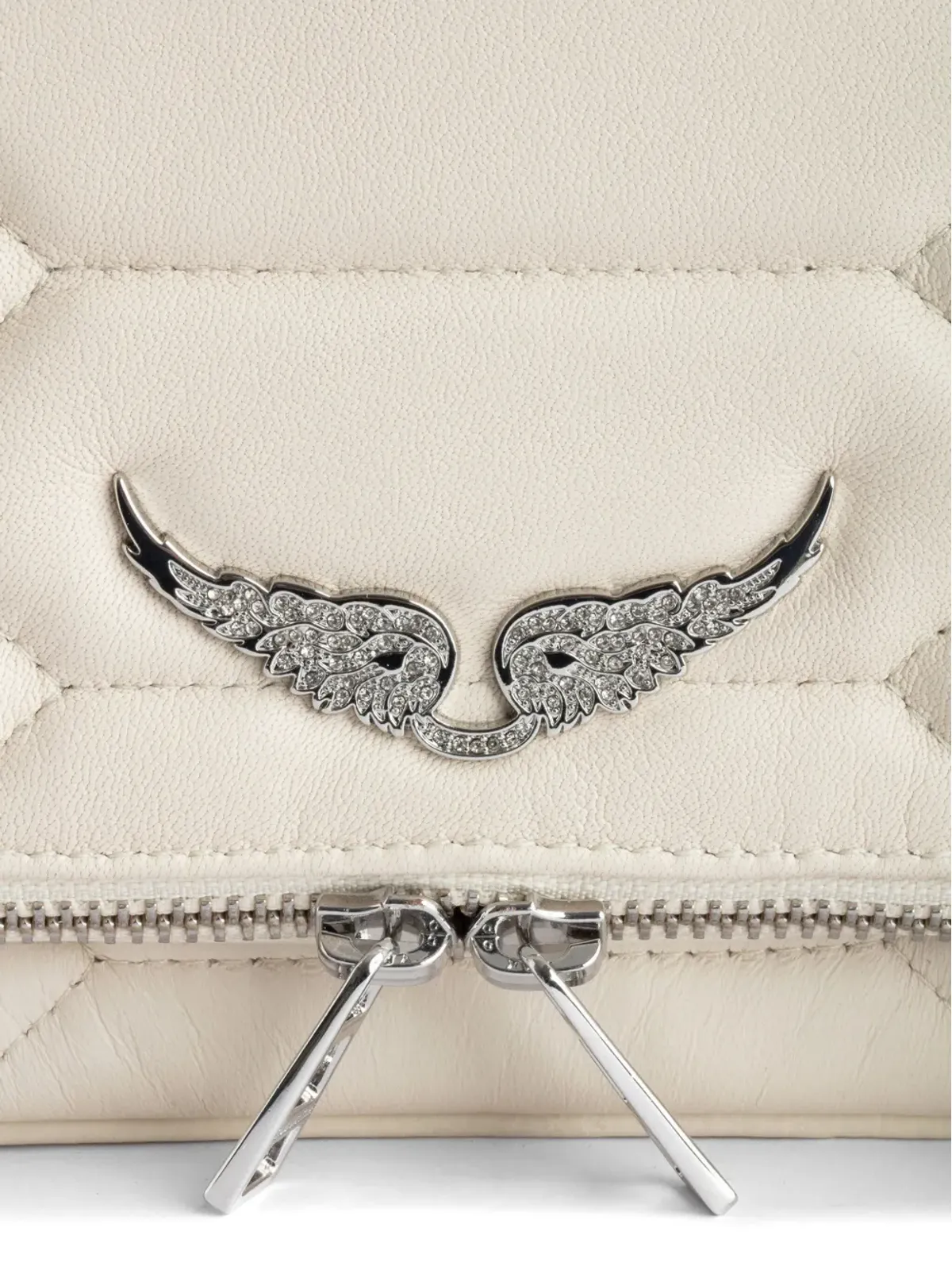Zadig&Voltaire ロック・キルテッド・レザー・クラッチバッグ - 画像5