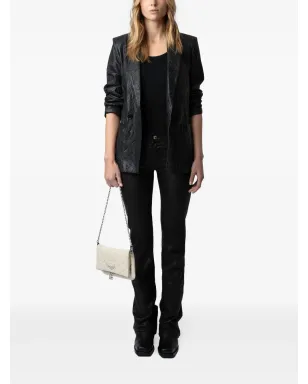 Zadig&Voltaire ロック・キルテッド・レザー・クラッチバッグ - サムネイル2