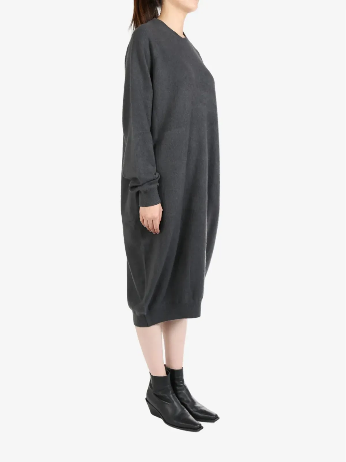 Frenckenberger カシミヤ バルーンドレス - 画像2
