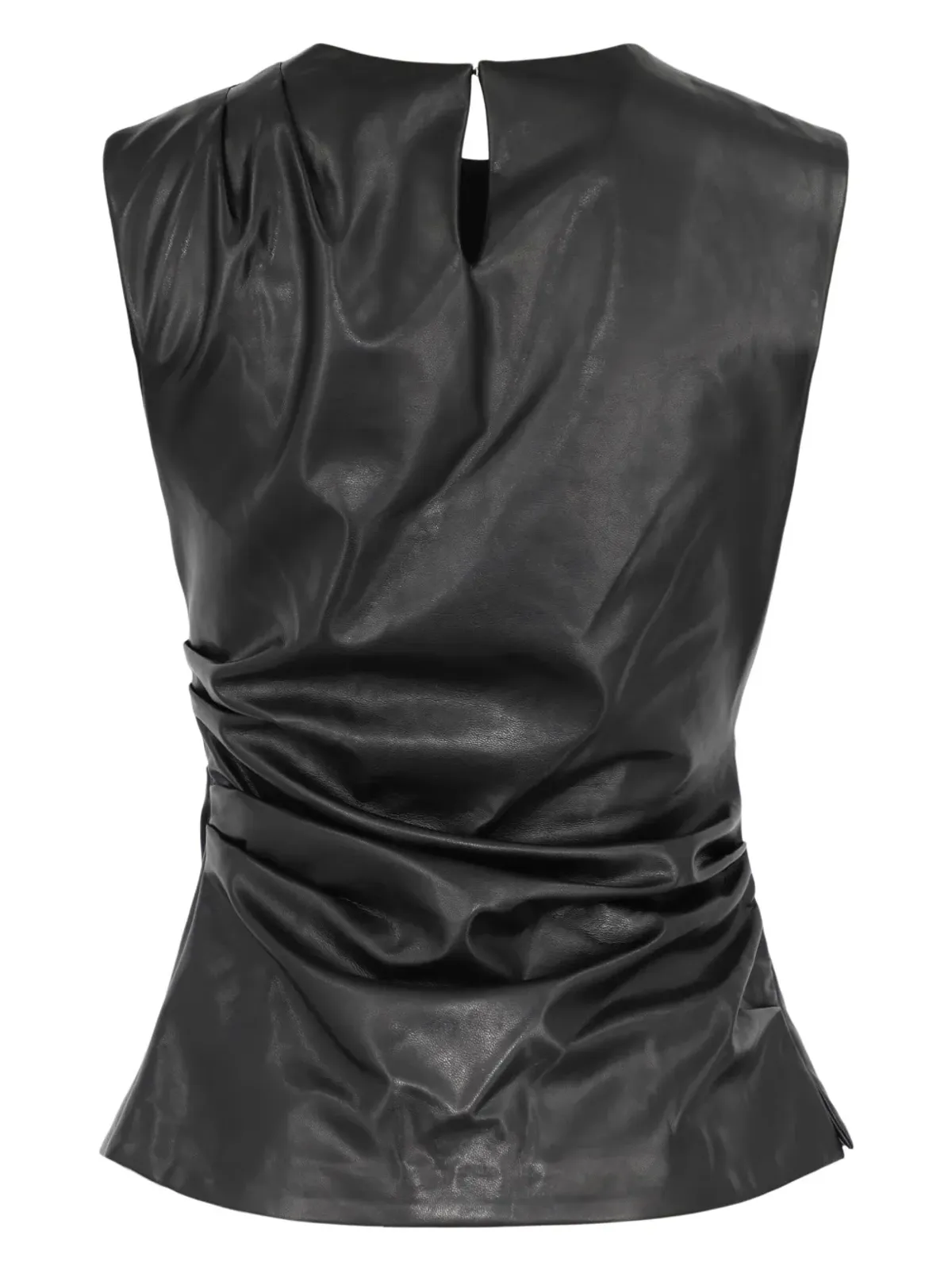 Simkhai Wynter draped top - Black - 画像2