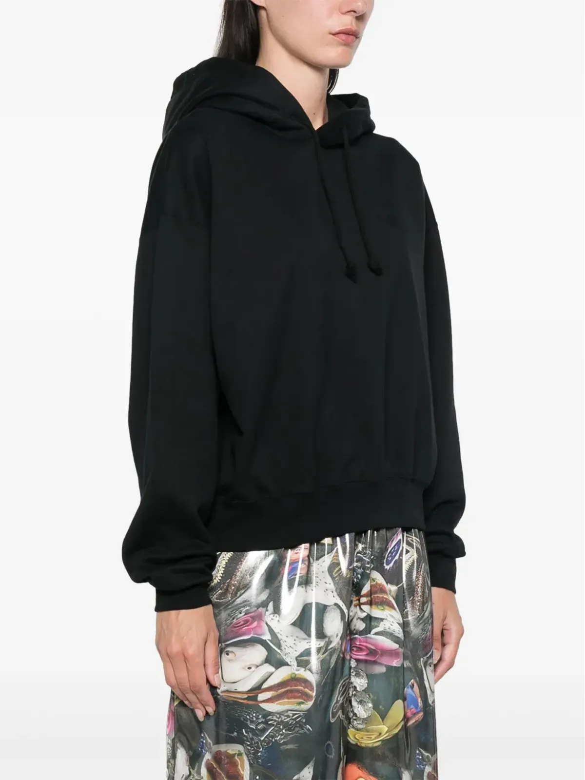 Y-3 x Adidas ロゴプリント パーカー - ブラック - 画像3