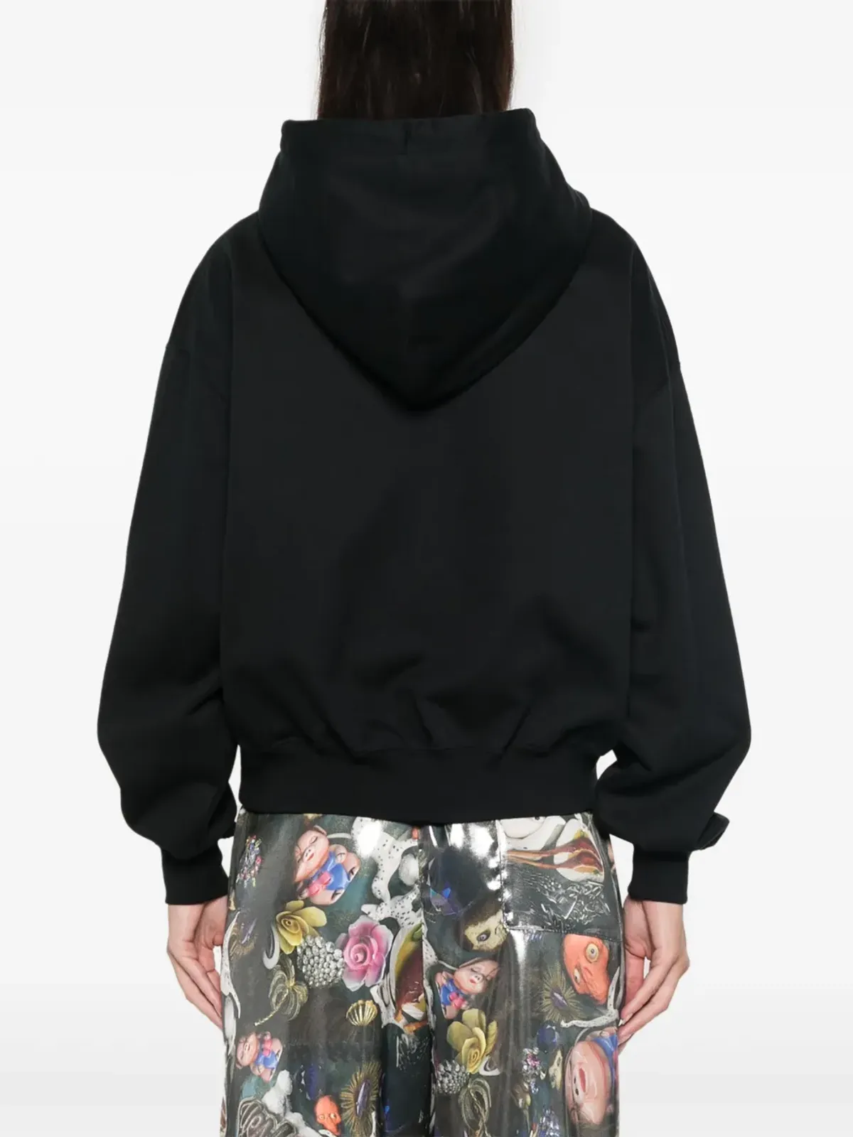 Y-3 x Adidas ロゴプリント パーカー - ブラック - 画像4