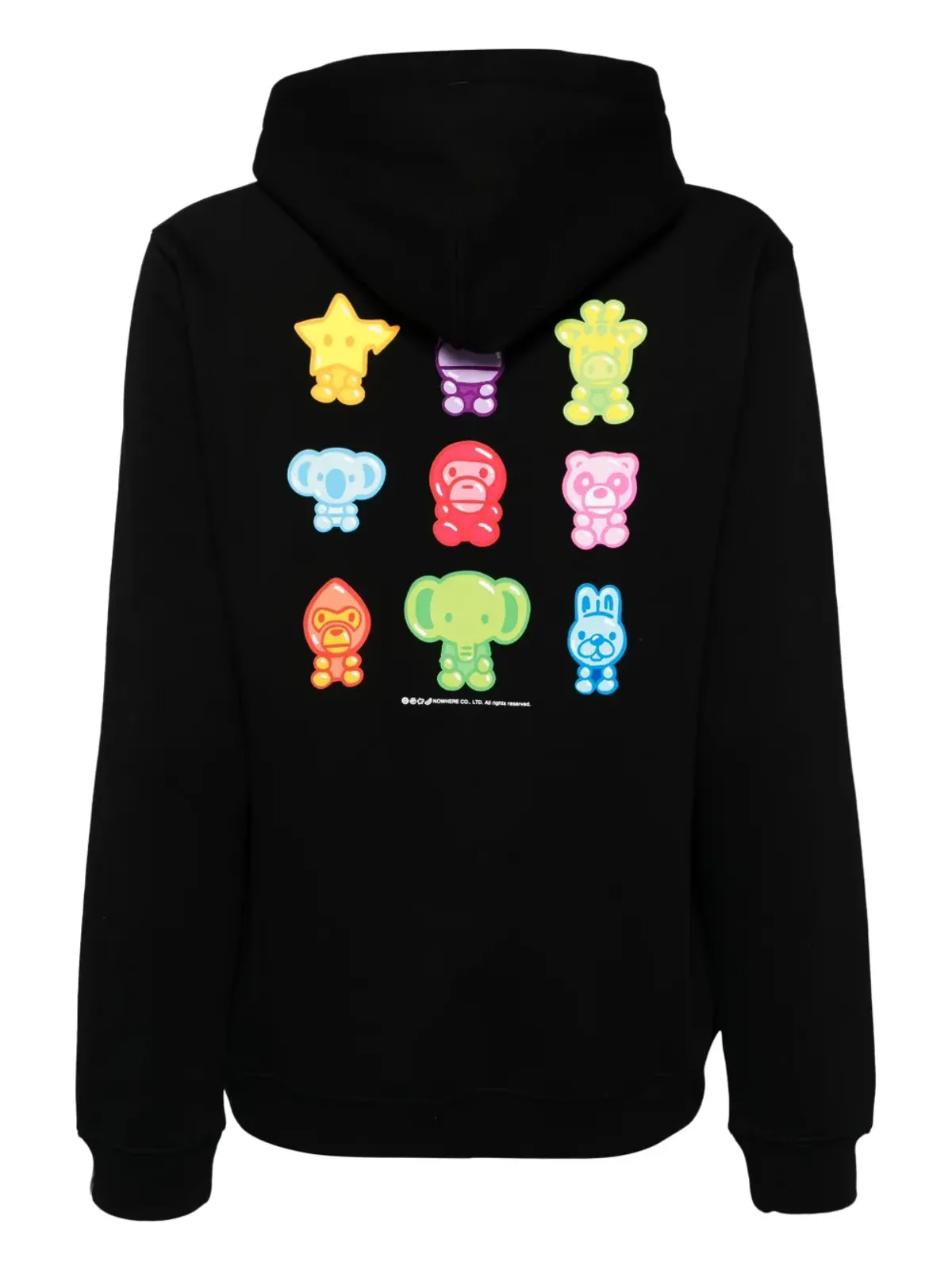 A BATHING APE® ロゴプリント長袖フーディー - 画像2