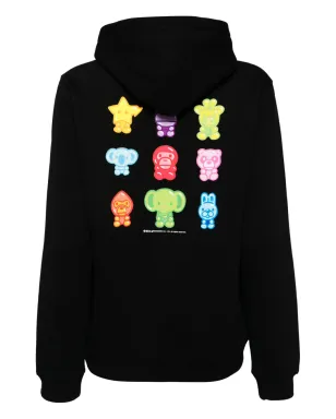 A BATHING APE® ロゴプリント長袖フーディー - サムネイル2