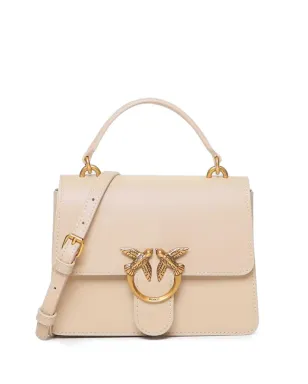PINKO 小さめ Love One Classic トートバッグ - ニュートラルカラー - サムネイル1