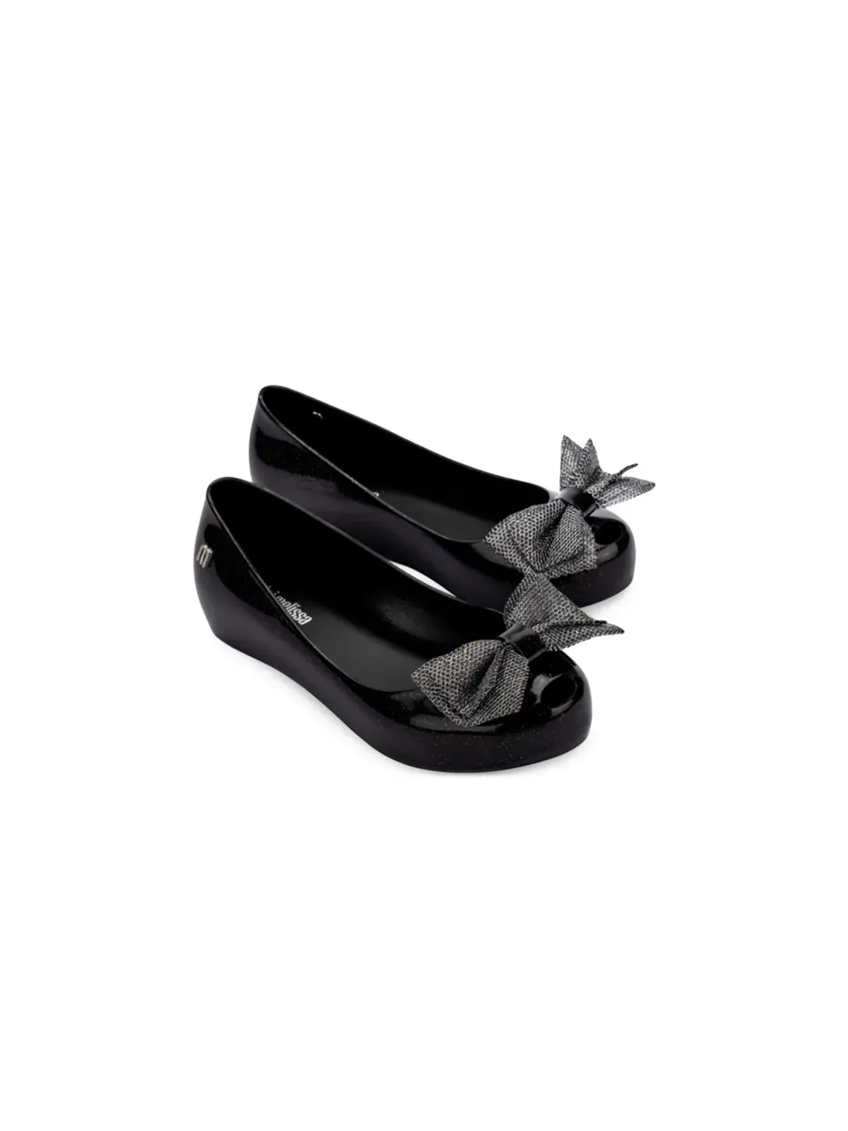 Mini Melissa リボンディテールのバレエシューズ - 画像1