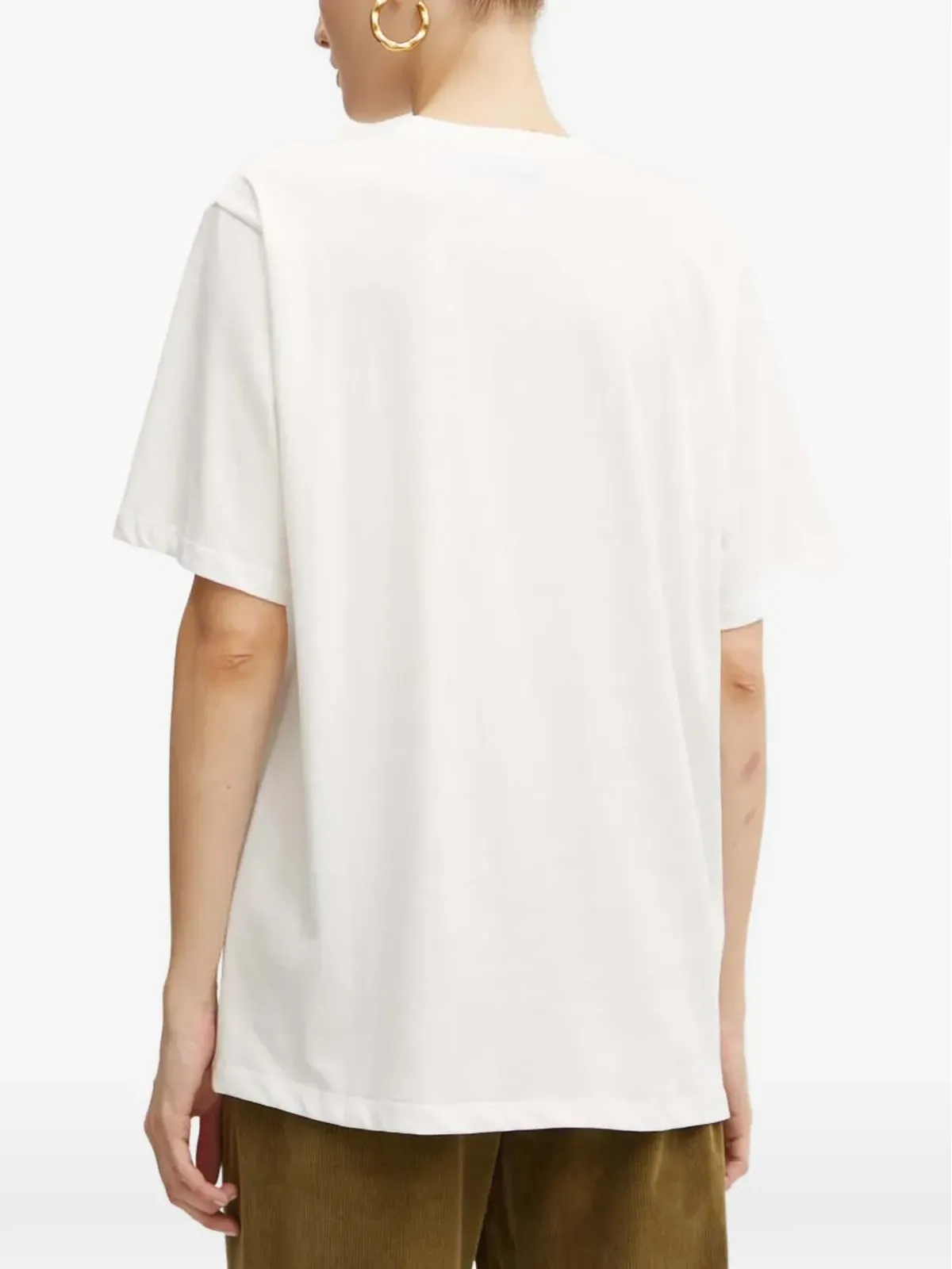 PINKO フローラルプリント Tシャツ - ホワイト - 画像2