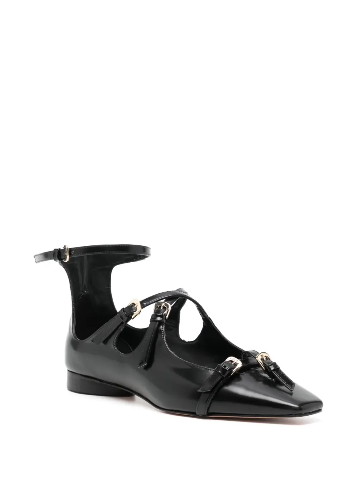 Pīferi Ambrosia flat shoes - Black - 画像2