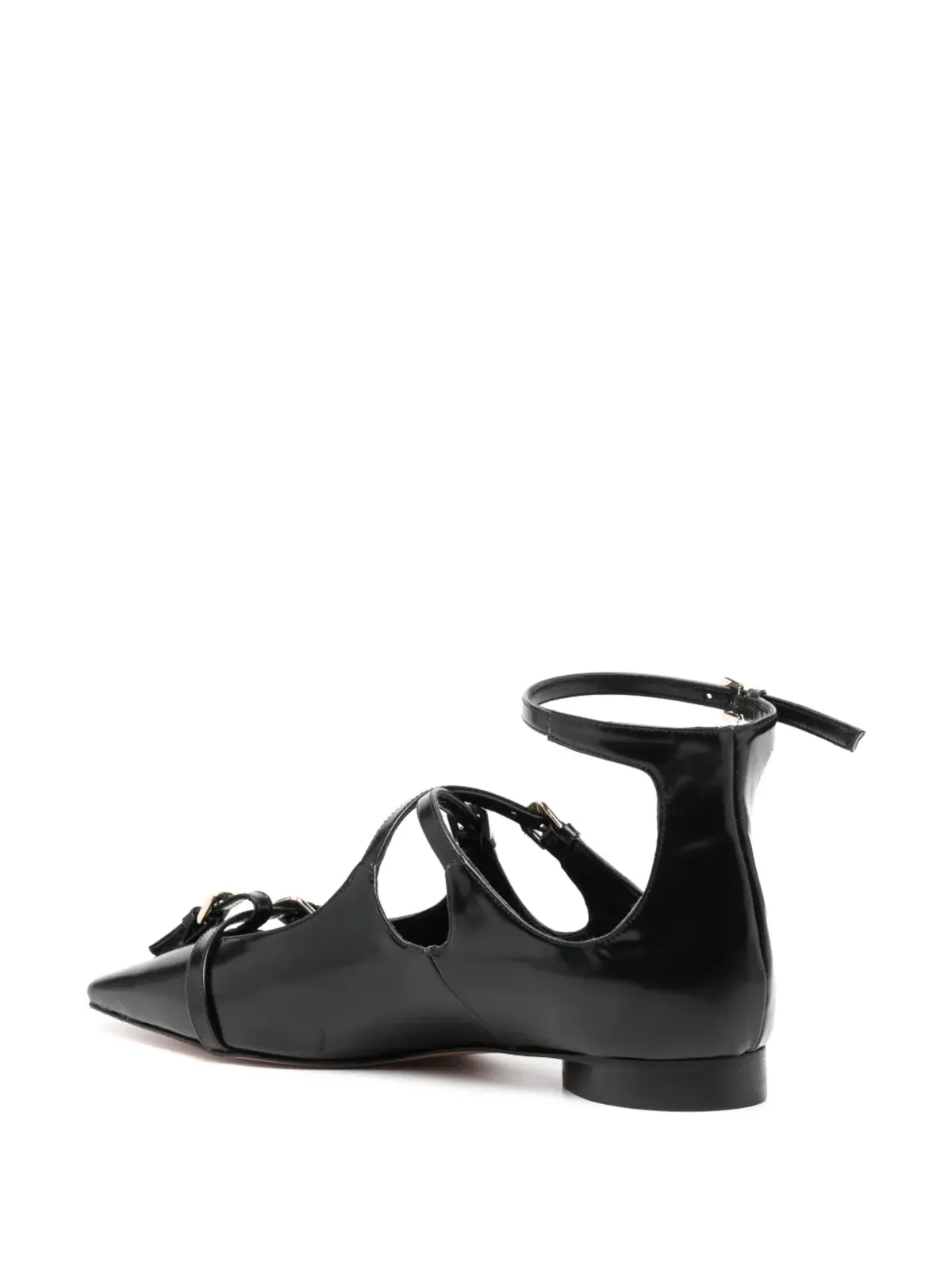 Pīferi Ambrosia flat shoes - Black - 画像3