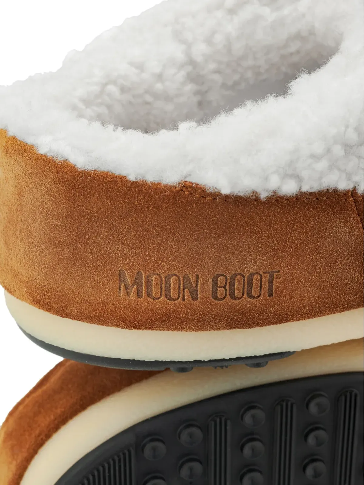 Moon Boot Kids フェイクファー付きフラットスリッパ - 画像2