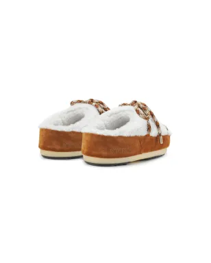 Moon Boot Kids フェイクファー付きフラットスリッパ - サムネイル3