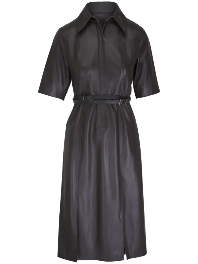 Akris Akris レザーのミディドレスの商品画像