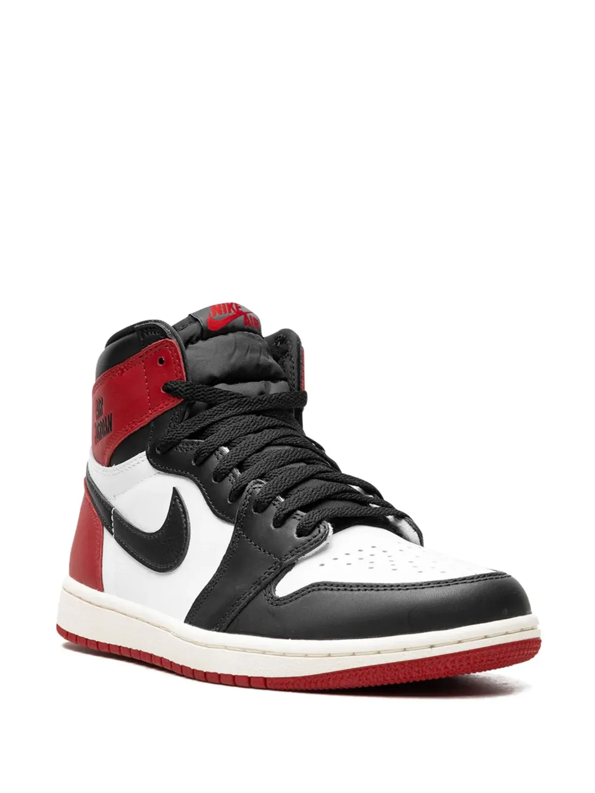 Jordan エアジョーダン 1 ハイ OG「Black Toe Reimagined」スニーカー レッド - 画像2
