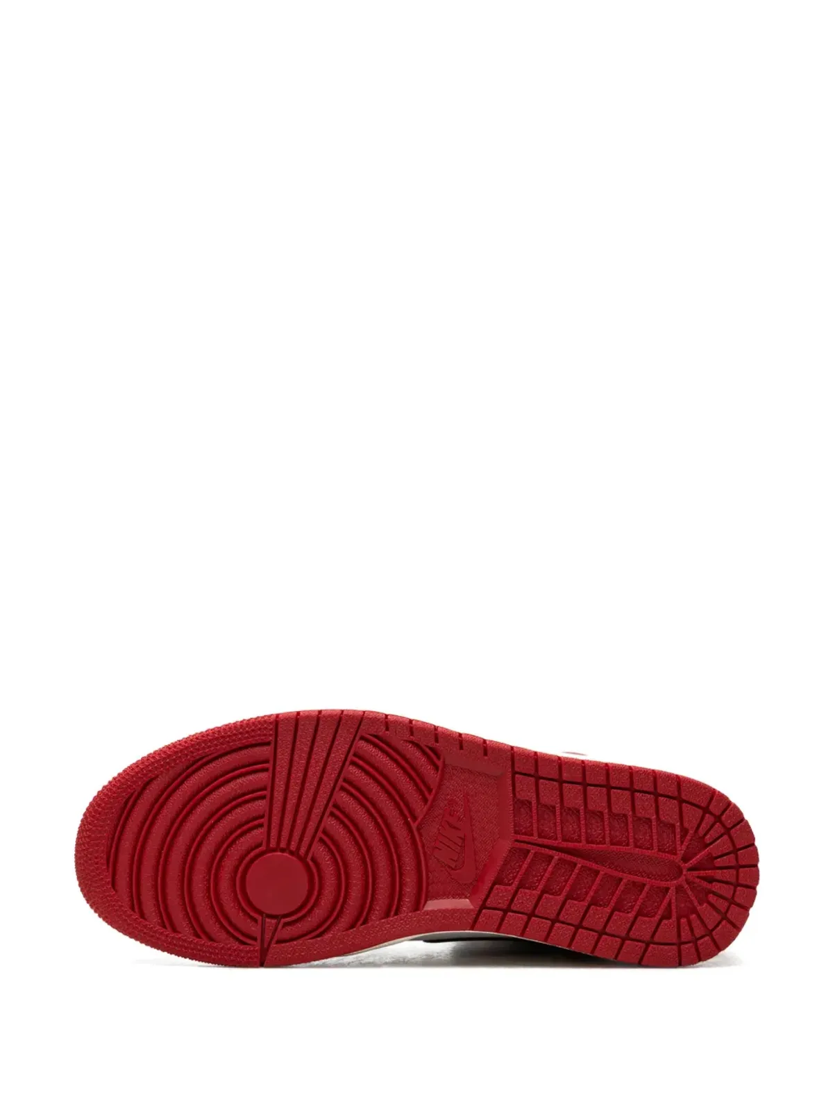 Jordan エアジョーダン 1 ハイ OG「Black Toe Reimagined」スニーカー レッド - 画像4