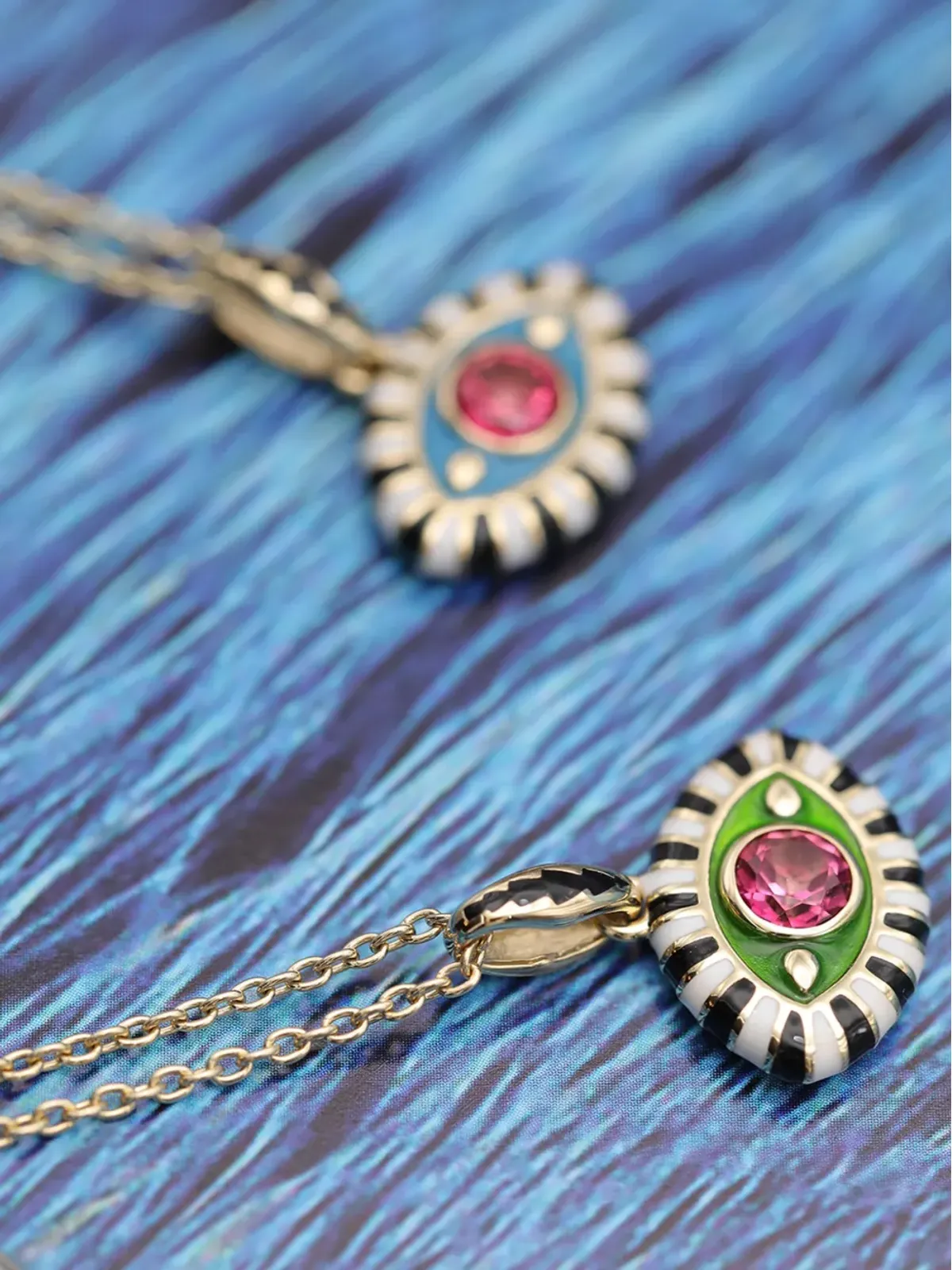 Nevernot 14K イエローゴールド Life In Colour トパーズ ネックレス - 画像5