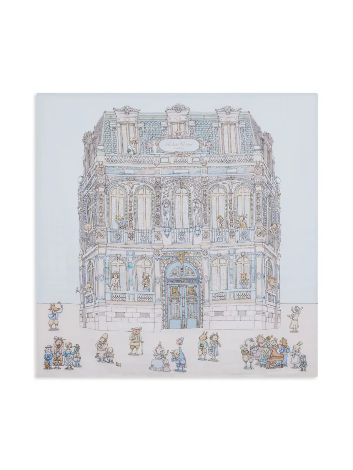 Atelier Choux 綿ブランケットとビブ - 画像2