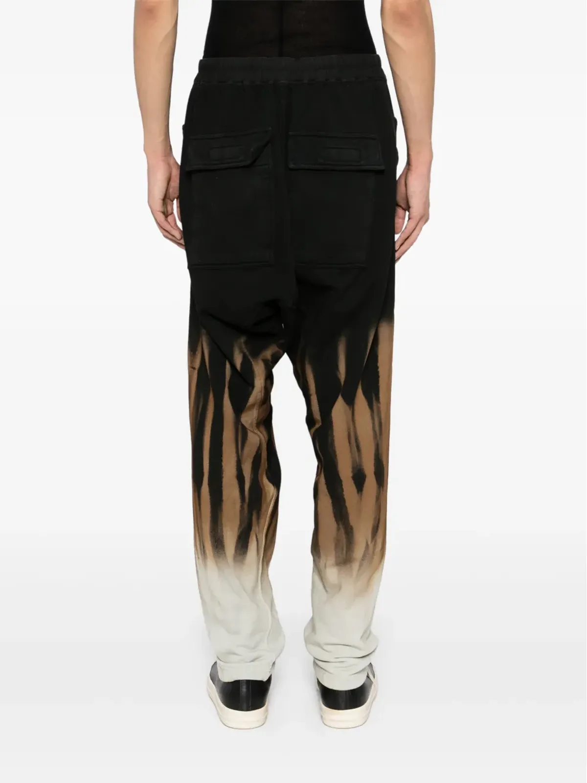Rick Owens DRKSHDW サン・ドロップクロッチパンツ - ブラック - 画像4
