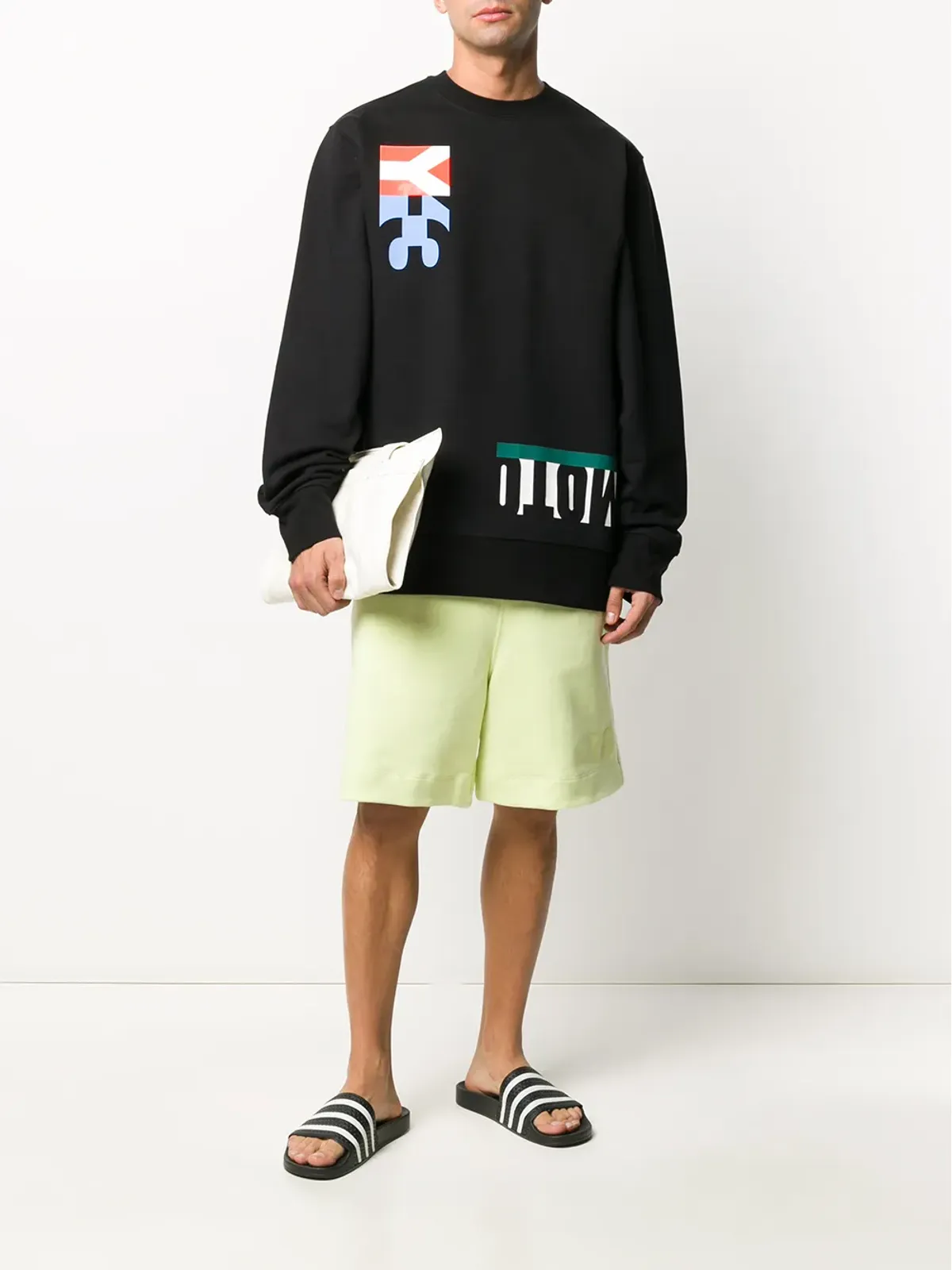 Y-3 Mカット グラフィック スウェットシャツ - 画像2