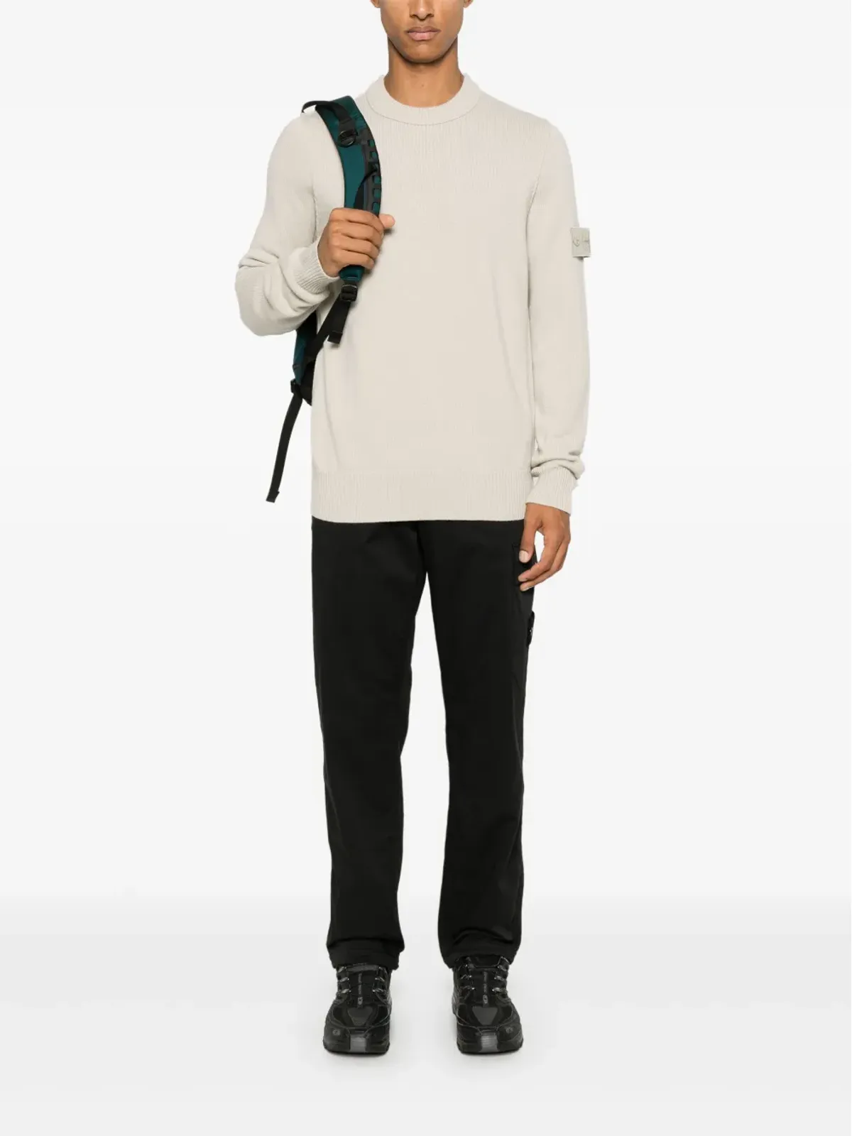Stone Island ゴーストカーゴパンツ - ブラック - 画像2