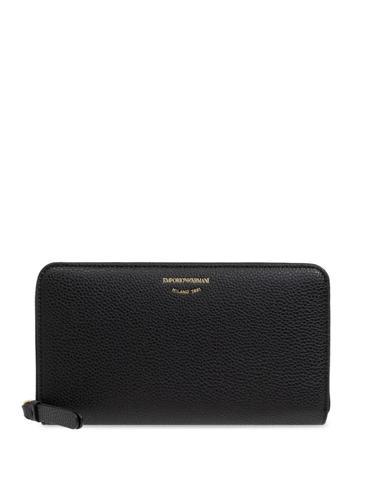 Emporio Armani embossed-logo 財布 - ブラック - 画像1