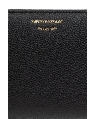Emporio Armani embossed-logo 財布 - ブラック - サムネイル5