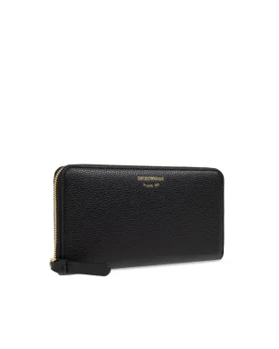 Emporio Armani embossed-logo 財布 - ブラック - サムネイル4