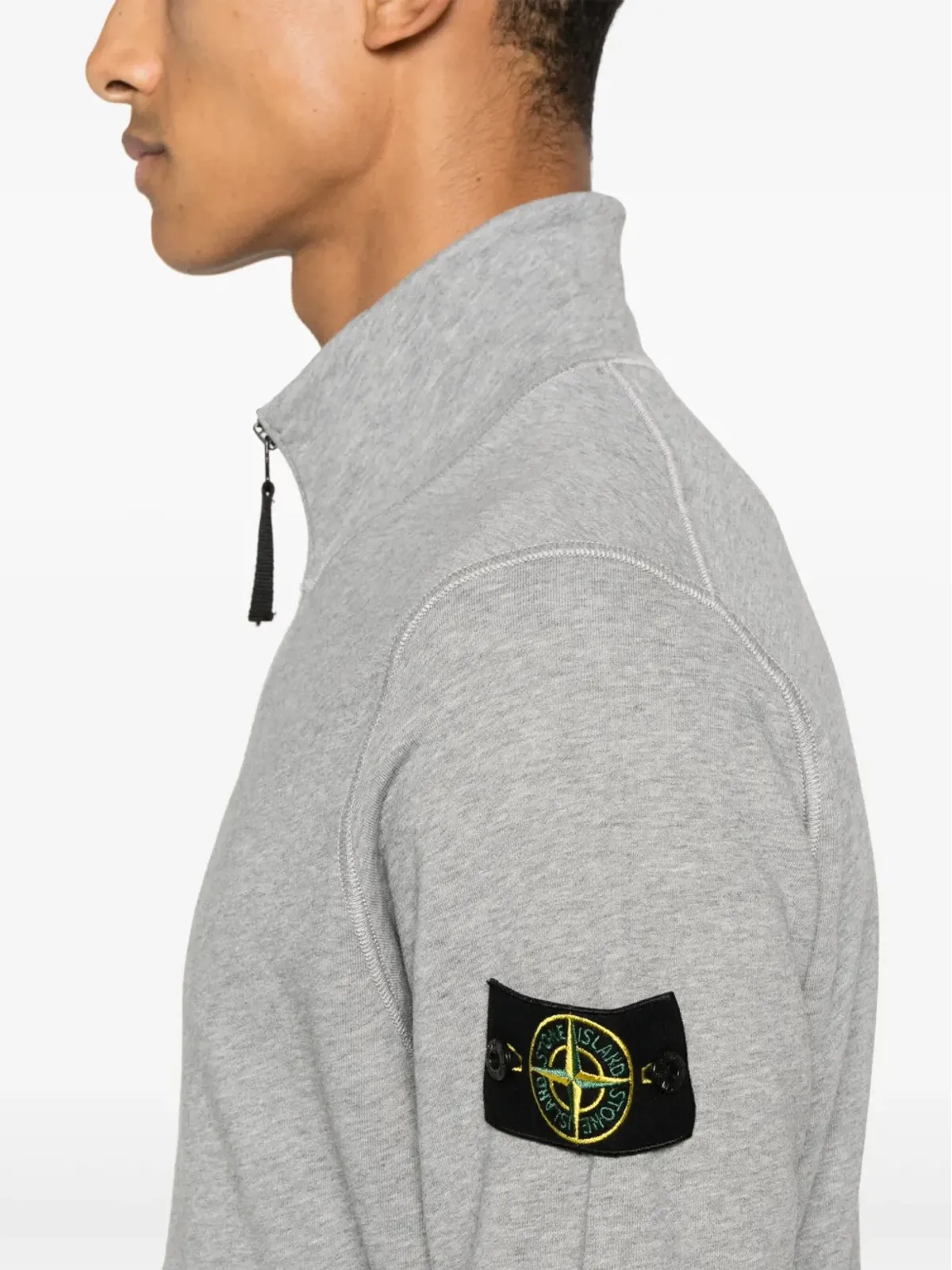 Stone Island コットンフリース スウェットシャツ - 画像5