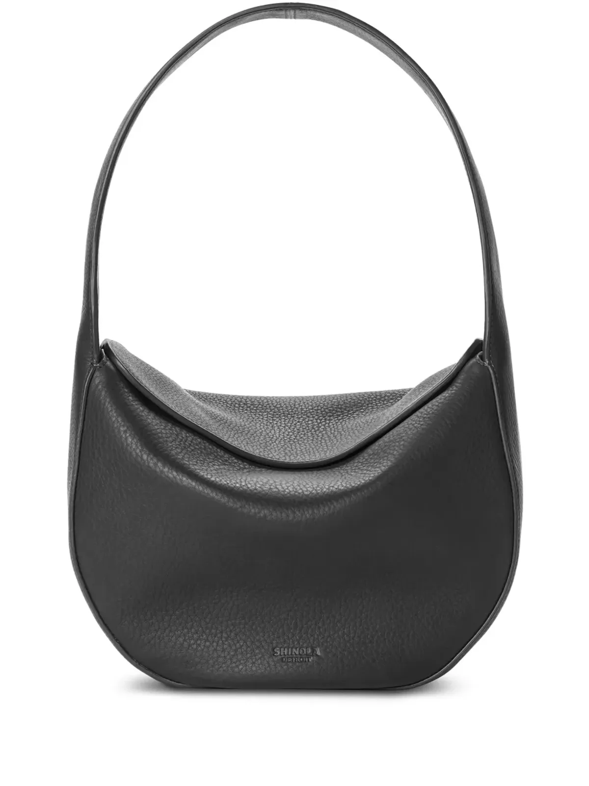 Shinola 小型グレインレザー ショルダーバッグ ブラック - 画像1