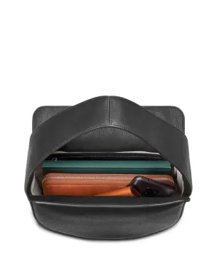 Shinola 小型グレインレザー ショルダーバッグ ブラック - サムネイル4