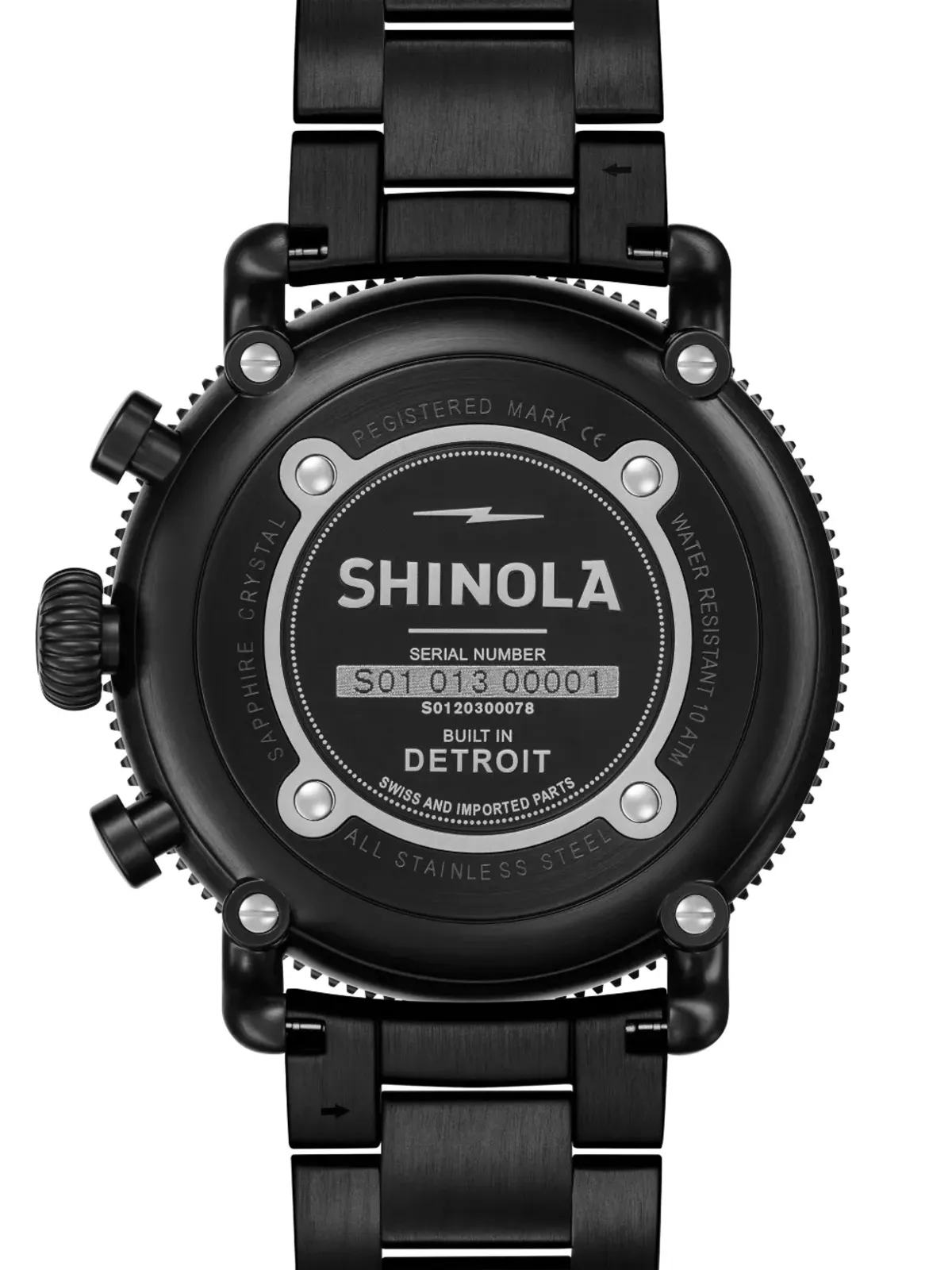 Shinola Runwell Sport Chrono グレー - 画像5