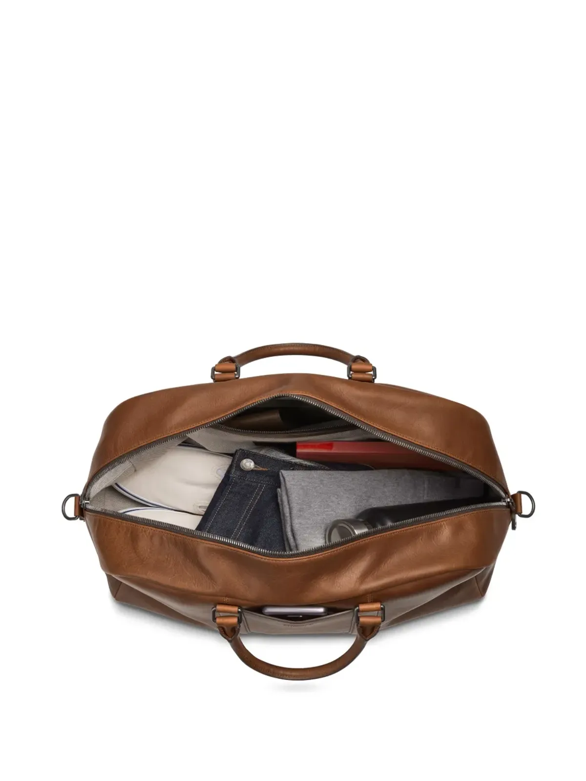 Shinola レザーダッフルバッグ - 画像5