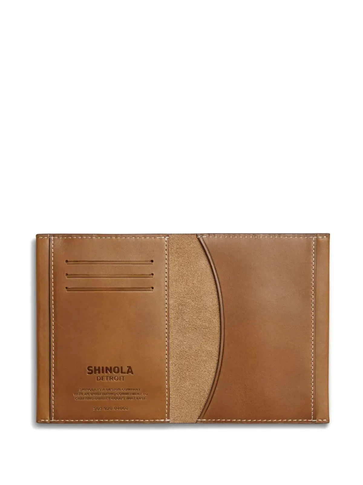 Shinola レザー パスポートホルダー - 画像3