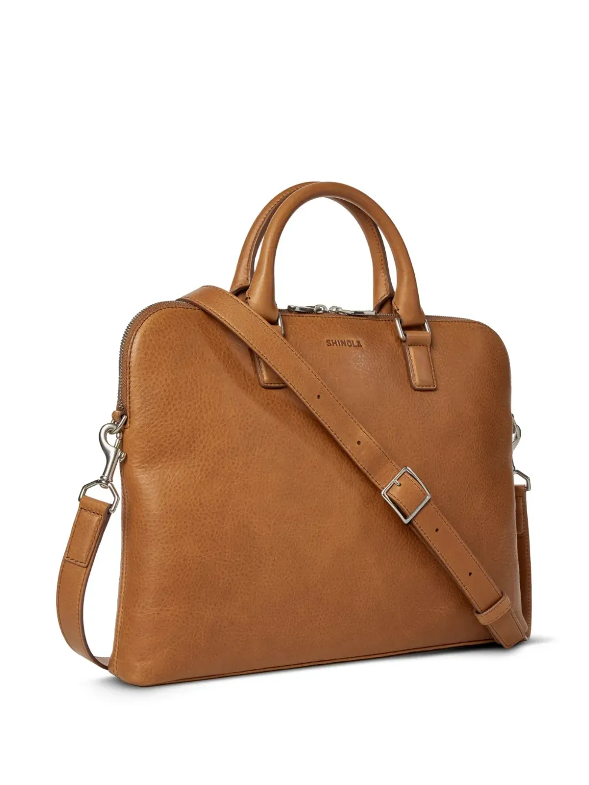 Shinola レザー ブリーフケース - 画像5