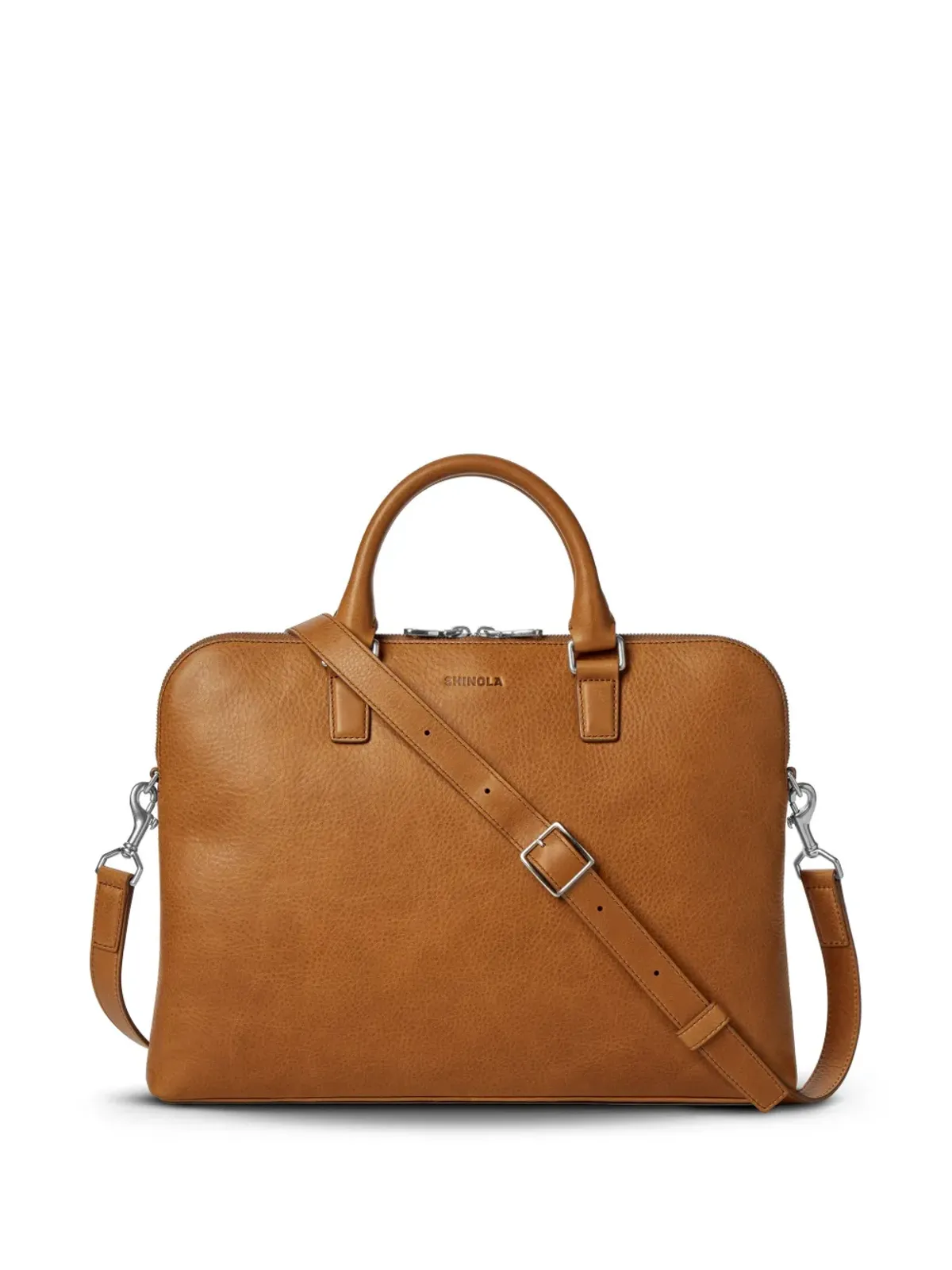 Shinola レザー ブリーフケース - 画像4