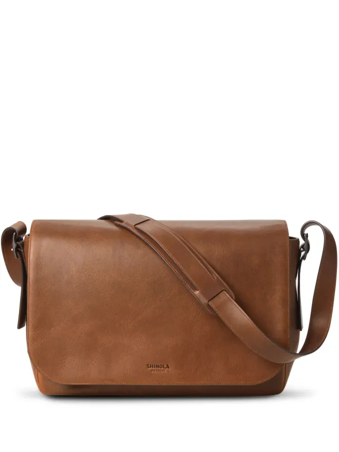Shinola Shinola Runwell レザー メッセンジャーバッグの商品画像