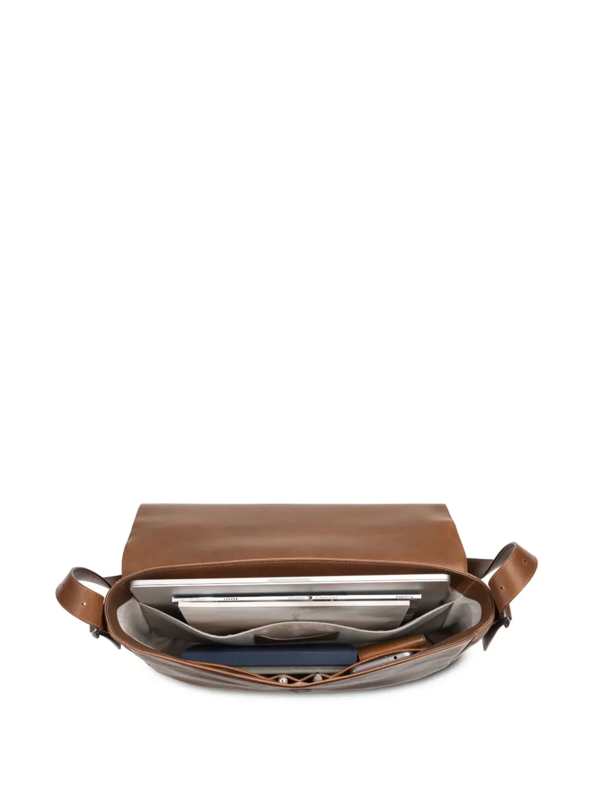 Shinola Runwell レザー メッセンジャーバッグ - 画像5