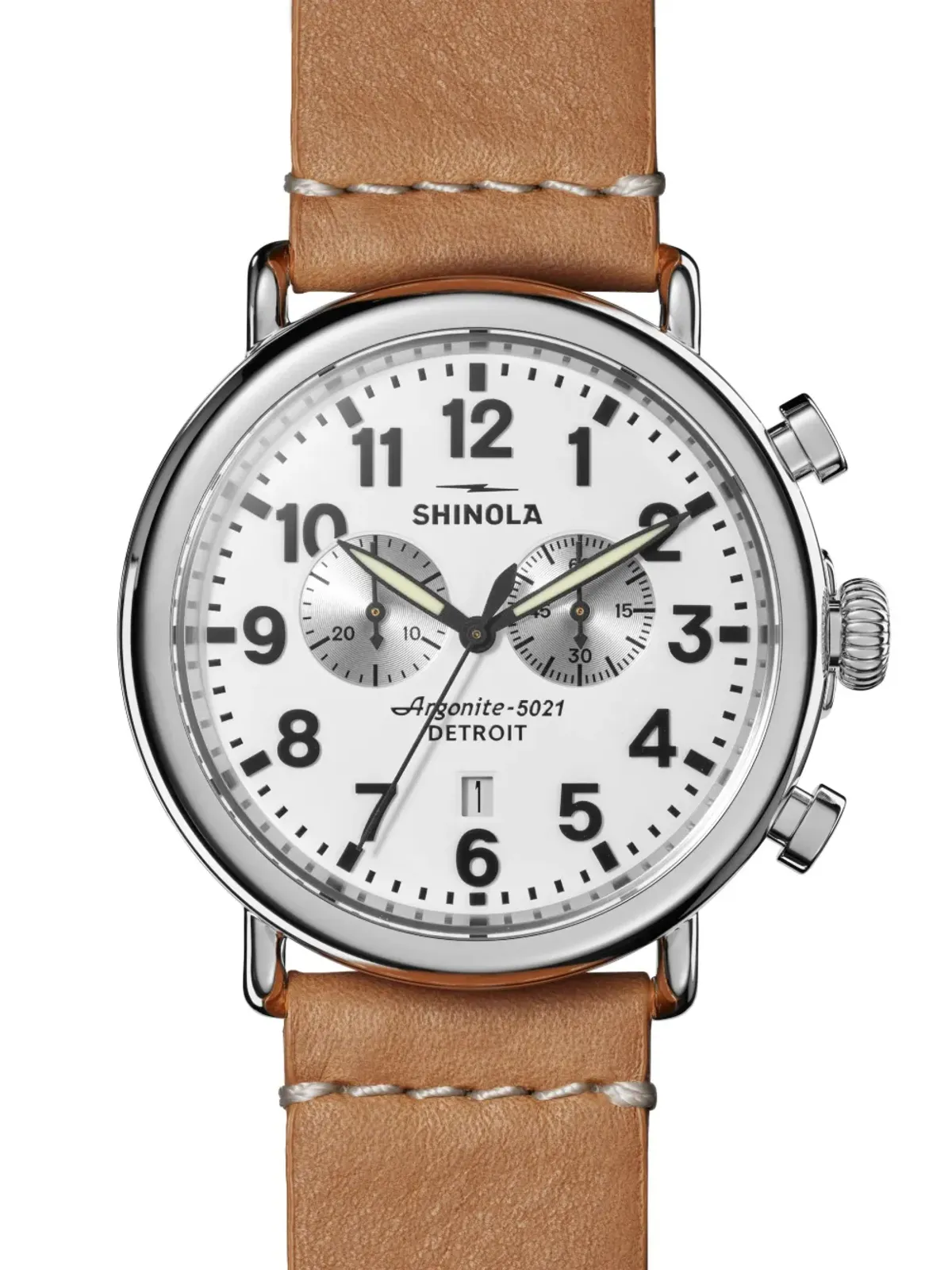 Shinola The Runwell Chrono 47mm - White - 画像5