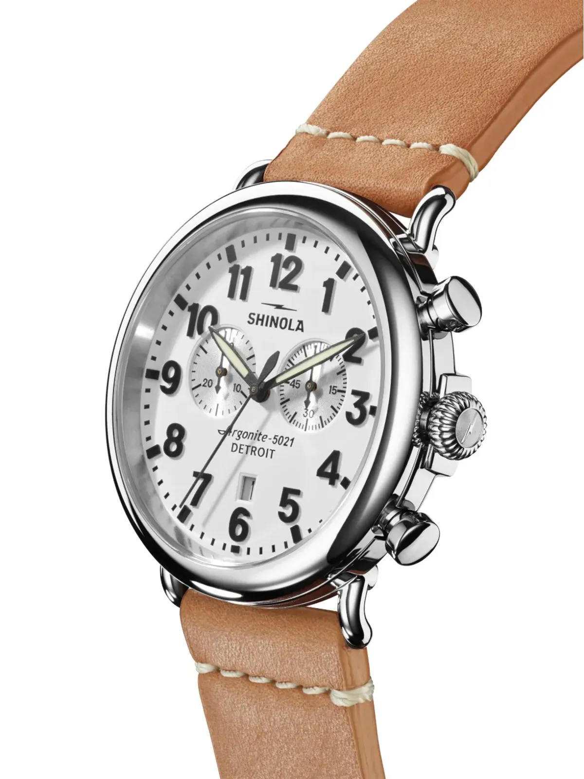 Shinola The Runwell Chrono 47mm - White - 画像3