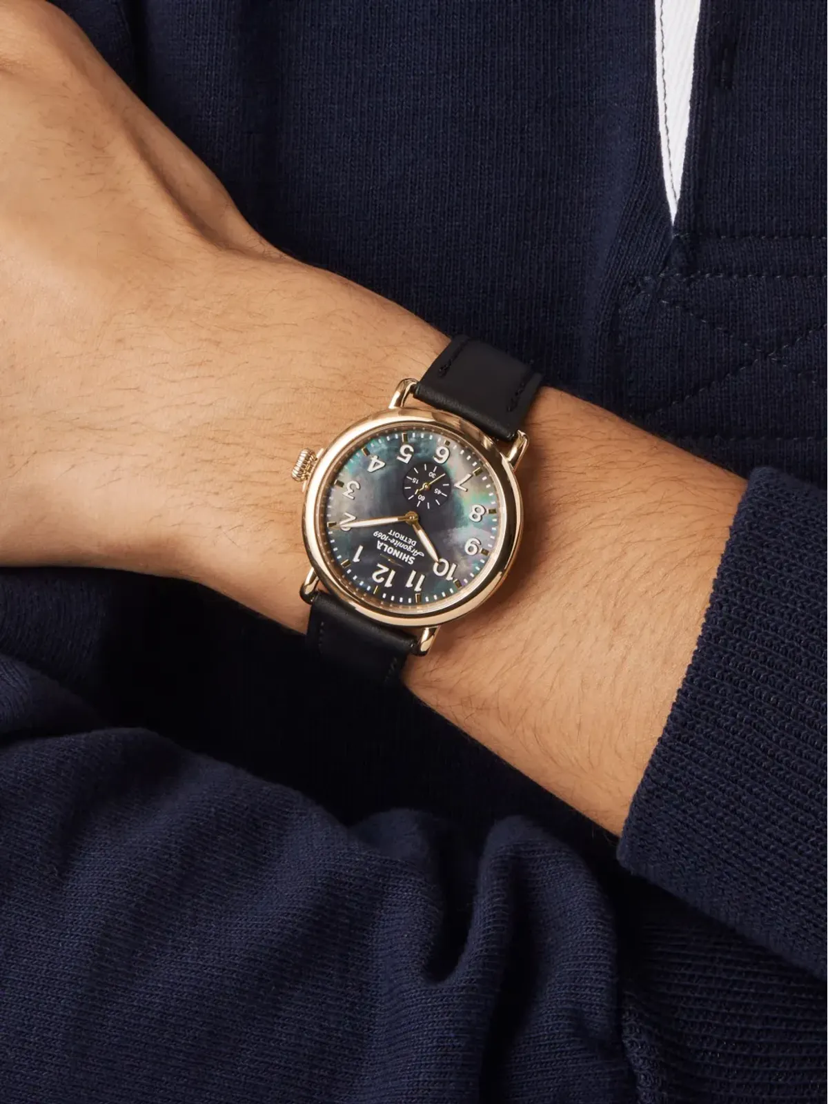 Shinola Runwell Sub Second ブラック - 画像5